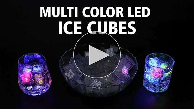 「BIG ICE LIQUID」llic Rainbow Blank Rainbow Liquid Activated Light Up Ice Cubes